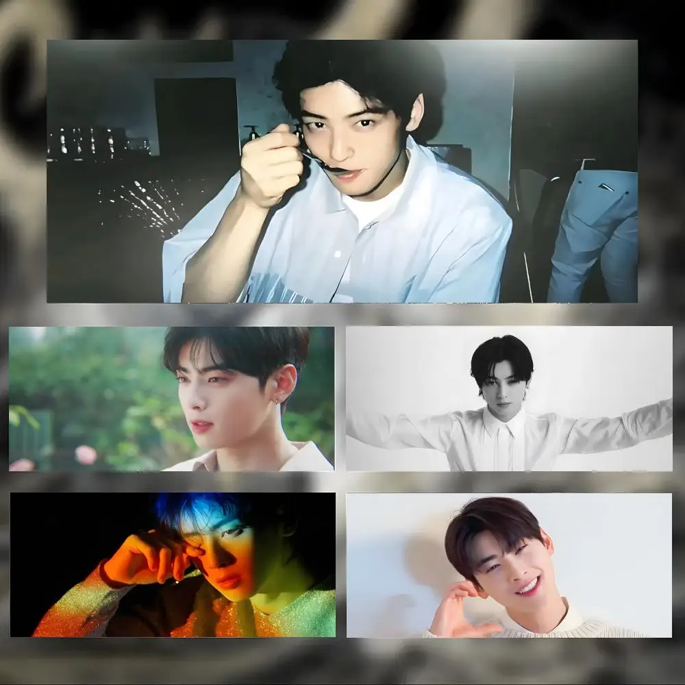 handsome celebrity Cha Eun Woo Mouse Pad Large Thick Desk Pad Stitched Edges Gaming Mouse Mat for PC