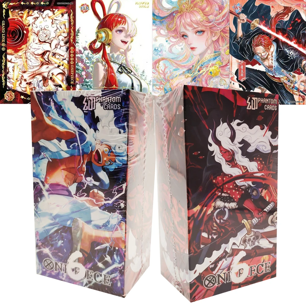 Hot IP One Piece Collection Cards with English Anime Monkey D. Luffy Boa·Hancock Precious and High-quality Rare Cards Teen Gifts