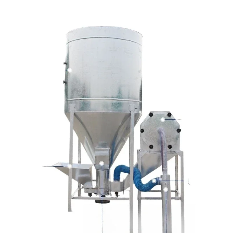 Pig feed crushing mixer feeding dust-free self-priming household mixing