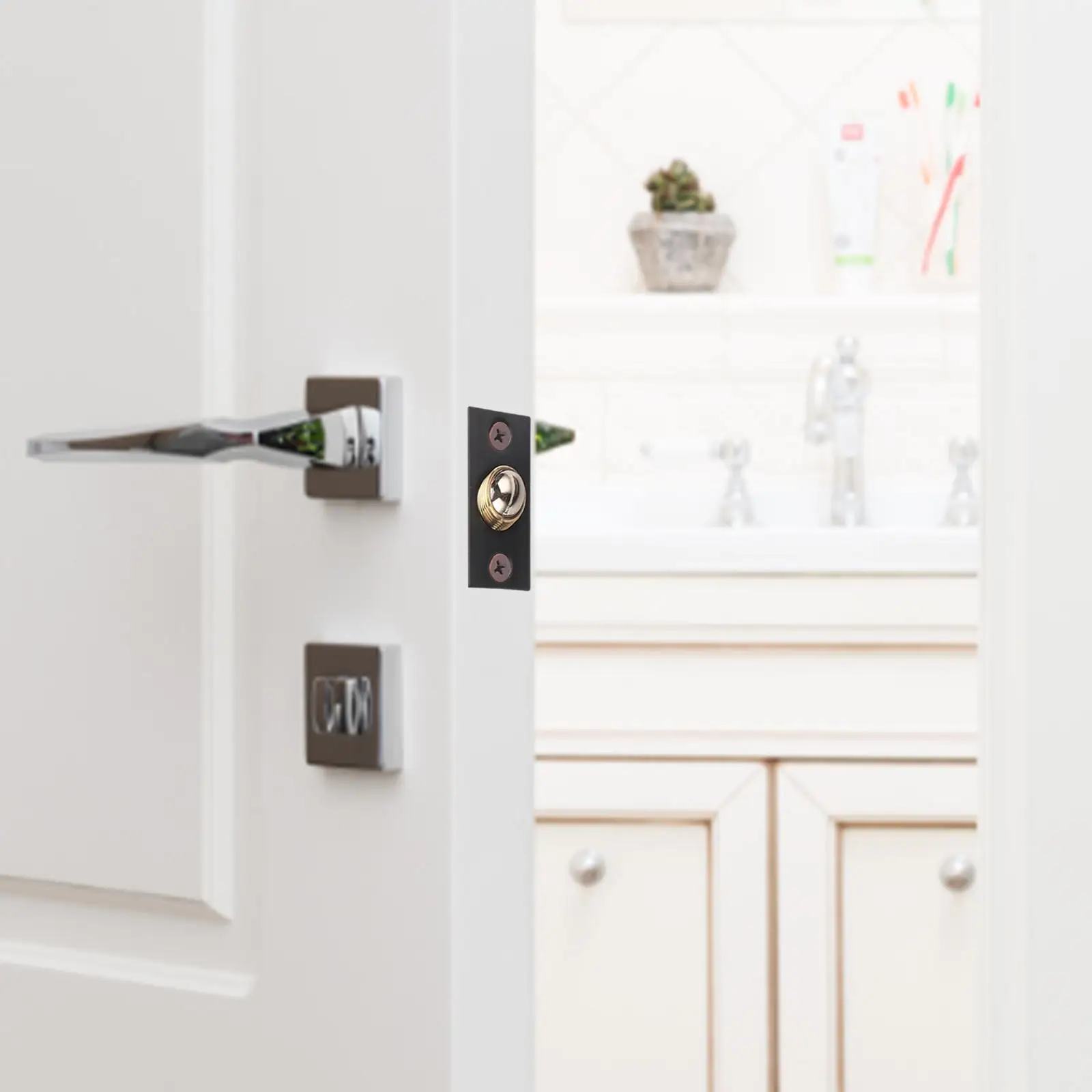 قابل للتعديل الكرة الباب المصيد الخرز قفل الأسطوانة الكرة الصيد الربيع المزالج لخزانة دولاب داخلي أبواب غرفة الحمام