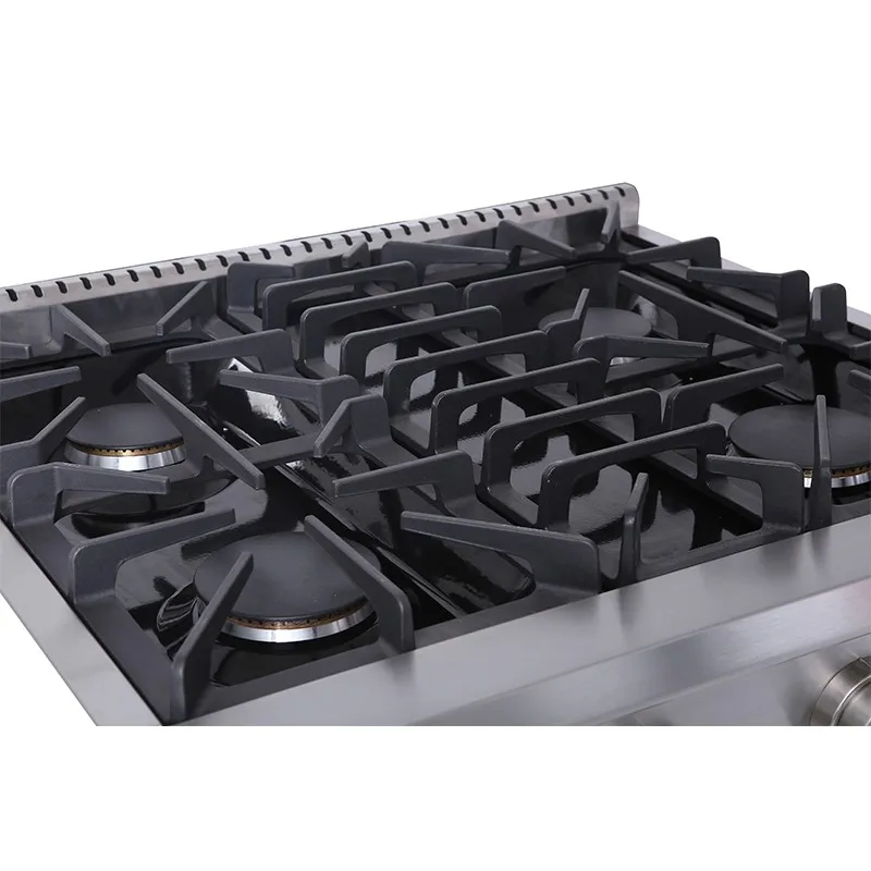 

Hyxion Stainless Steel 36 Inch Cooktop 6 Burner Range Top for USA