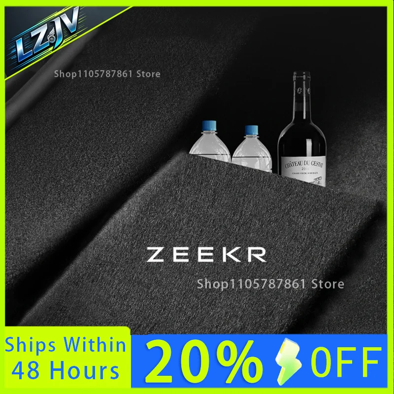 For Zeekr X 2023 2024 2025 Rear Spare Compartment Partition Rear Trunk Storage Box Extreme Interior Modification Accessories