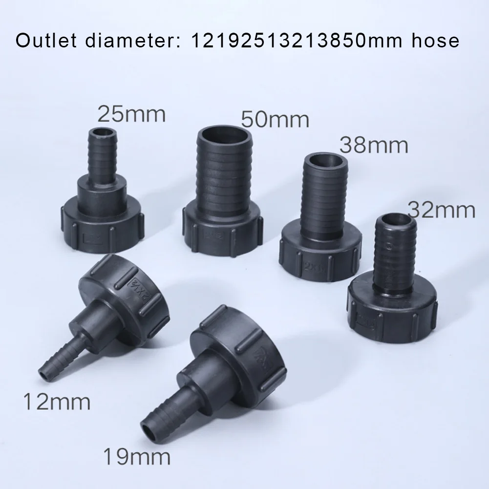 Connettore della benna del serbatoio IBC filettatura di ricambio in plastica PP 1/2in 3/4in 1in 2in 1 pz adattatore per accessori nuovo di zecca