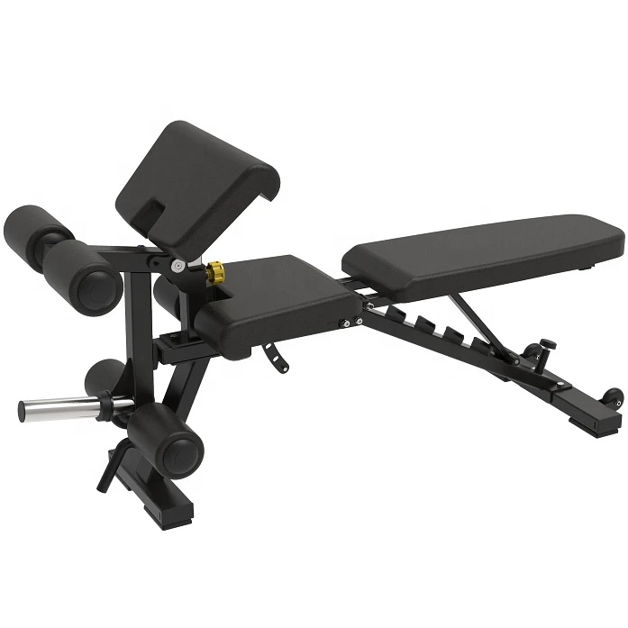 

Commercial PRO with Incline and Decline Flat Exercise Adjustable Foldable dumbbell Weight Bench