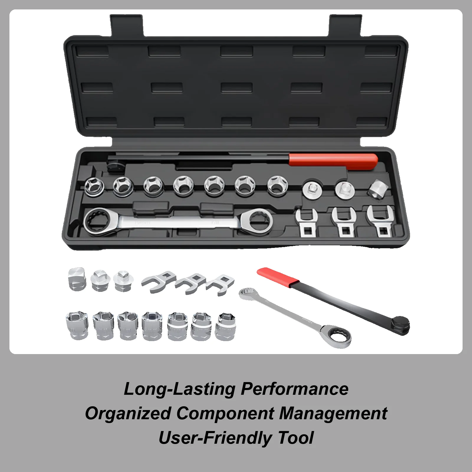 أداة شداد حزام اعوج أدوات صيانة السيارات مفتاح إزالة بكرة المهمل للميكانيكا المهنية للسيارات