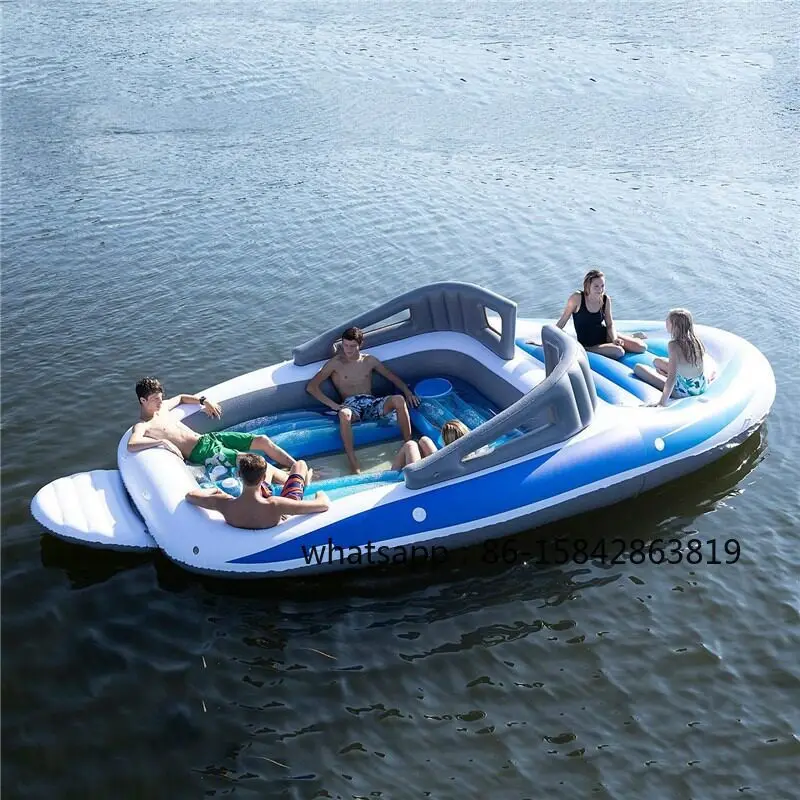 Schwimmendes Bett, Mehrpersonen-Sofa, Schwimmender Schaumstoff auf See, Aufblasbare Yacht, Verdicktes, Treibendes Boot, Schwimmbadboot