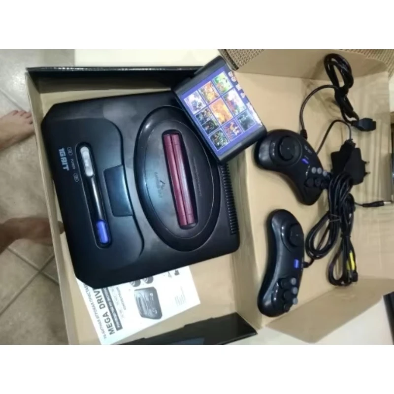 New Arrival 16-Bit for SEGA MD2 Video Game Console with Original for SEGA Game Cartridge - 138-in-1 & 196-in-1 Classic Games