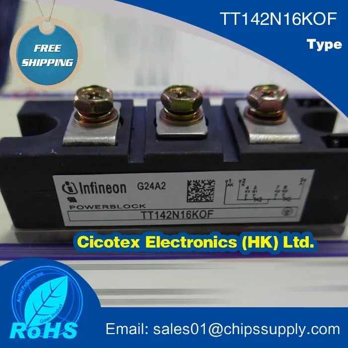 TT142N16KOF IGBT TT142N16K0F Netz-Thyristor-Modul Phase Control Thyristor Module