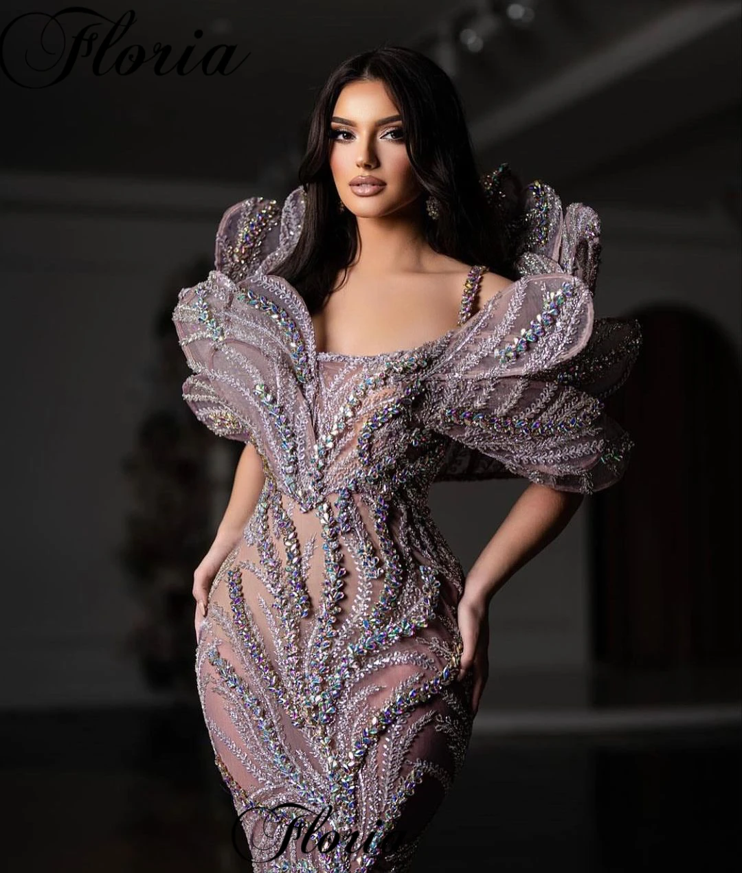 2024 New Fashion Celebrity Dresses With Crystals Strapless Off Shoulder Red Carpet Runway Dresses Vestidos De Noche Pageant Gown