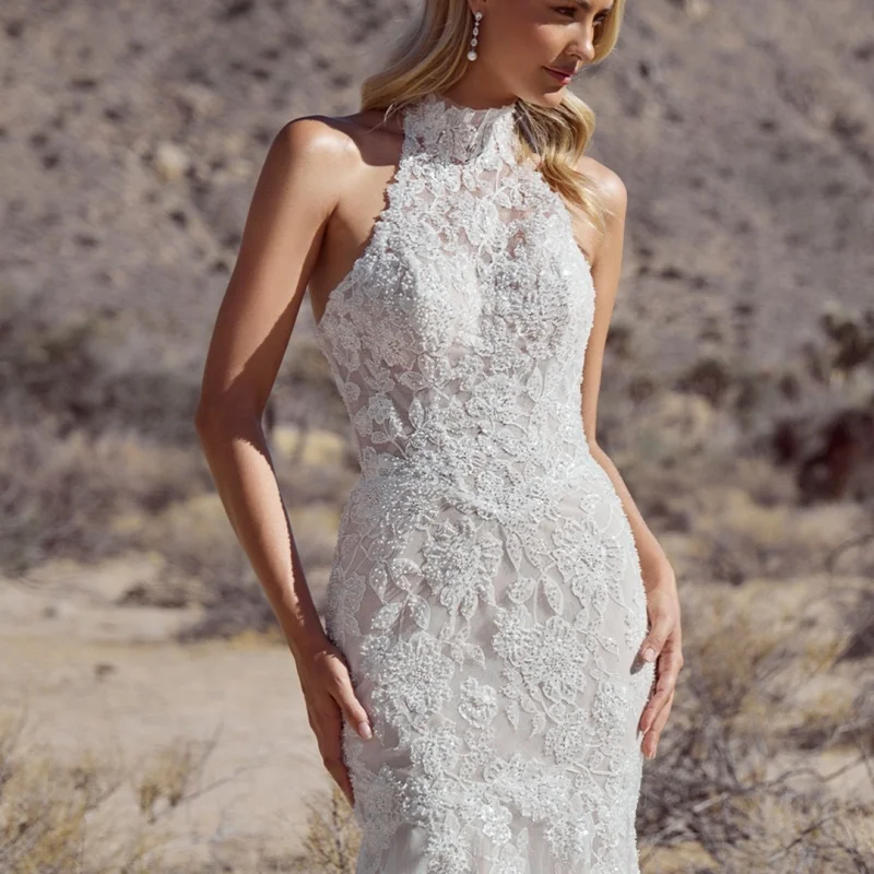 

Shiny White Appliques Wedding Dresses flower decal off-shoulder fishtail Gowns Made long tail wedding dress Bridal Gown