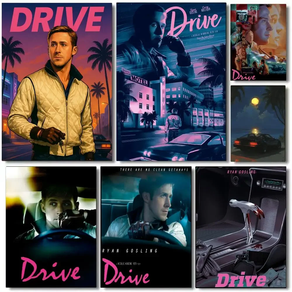 Classic Movie D-Drive Classic On Movie Ryan Gosling  Poster Self Aesthetic Wall Art Picture for Living Room Home Decoration Gift
