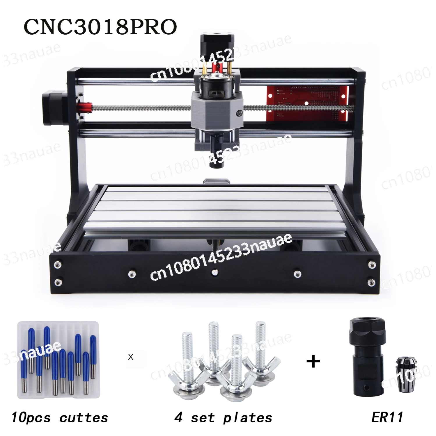 CNC3018 DIY CNC Engraving Machine Kit 2 in 1 Mini CNC Laser Engraving Machine GRBL Control 3-axis Wood Carving Engraving Machine