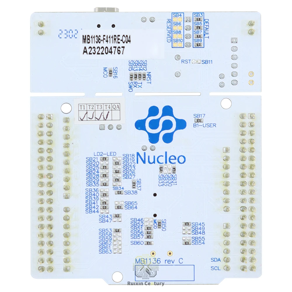 FOR STMicroelectronics NUCLEO-F411RE Nucleo-64 Board STM32F411RE Cortex-M4 100MHz 512KB Flash 128KB RAM