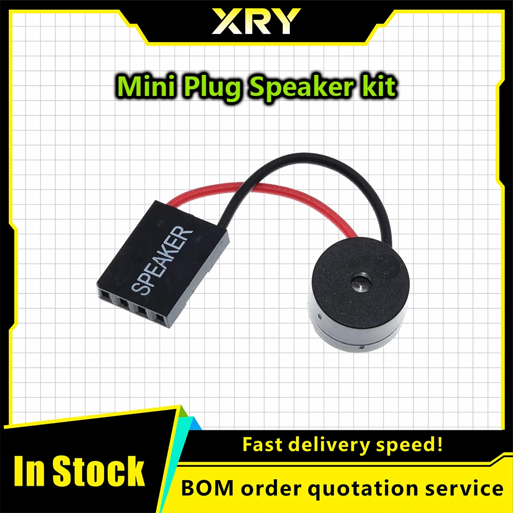 XRY 10PCSMini Plug Speaker kit, Internal BIOS Computer Motherboard Mini Onboard Case Buzzer Board Beep Alarm for PC, Electronics
