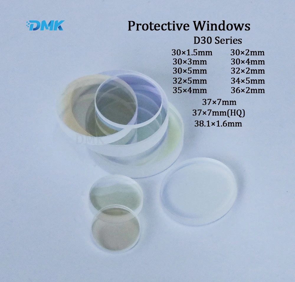 D30 Series 30*5/32*2/ 34*5/37*7 Laser Protective Windows Fiber Laser Lens For Wsx Precitec Laser Cutting Head