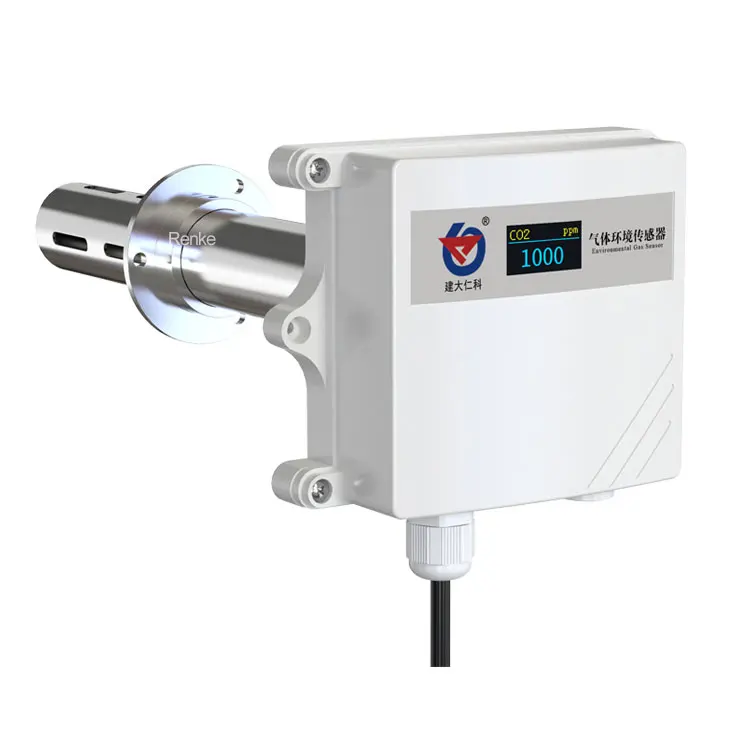High Accuracy Carbon Dioxide Transmitter 0-5000 Ppm CO2 Sensor Duct Mounted