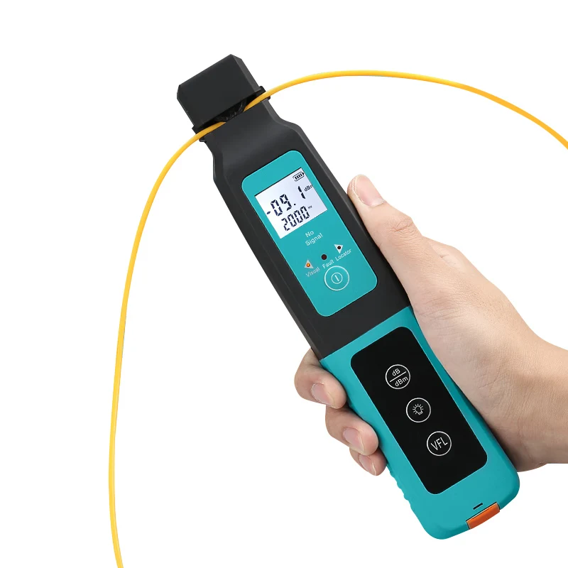 

Cable Testing Equipment 800-1700nm Live Fiber Detector Optic Identifier OFI With VFL Universal Clamp Optical Fiber Identifier