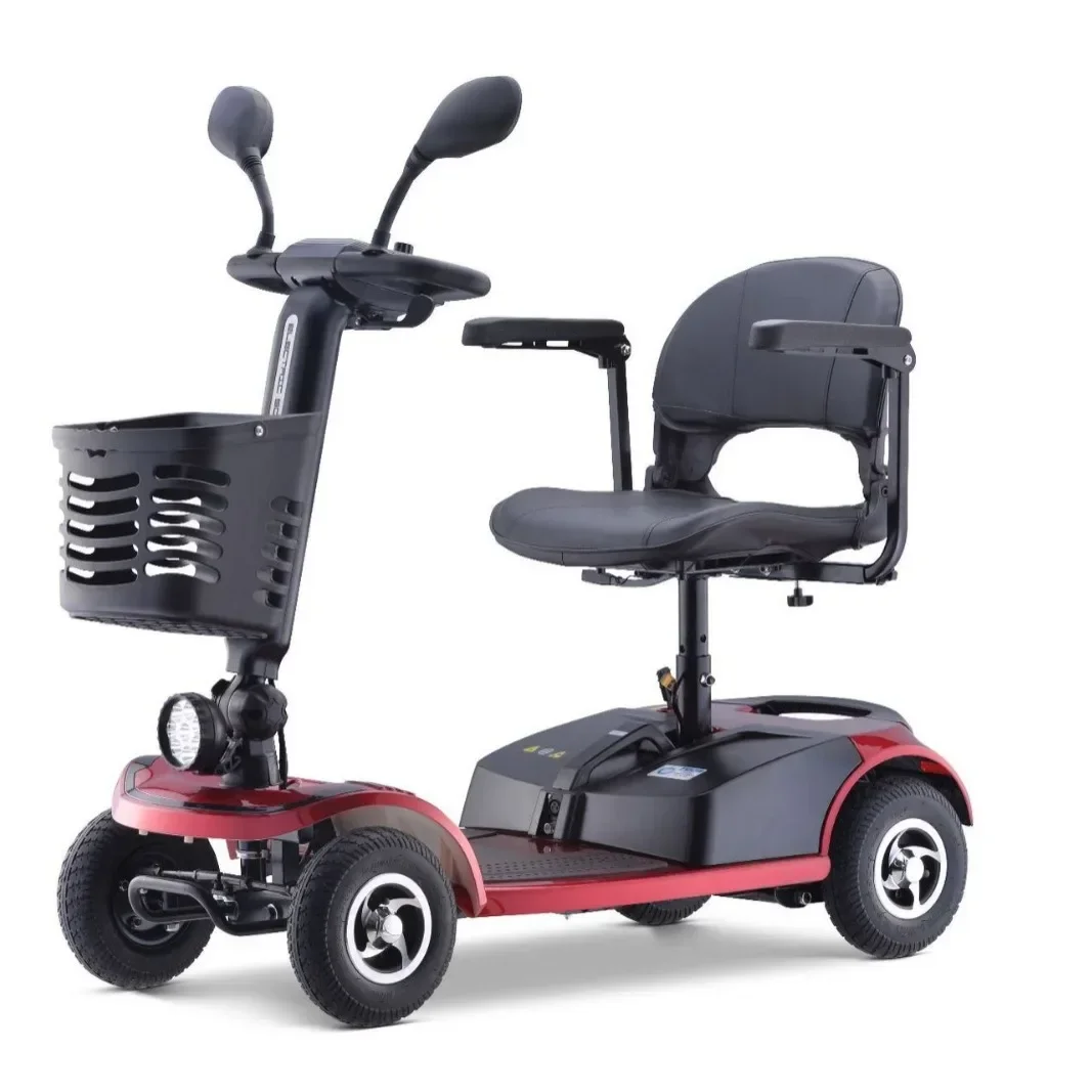 

The Elderly Wheelchair Folding Four-wheel Electric Scooter