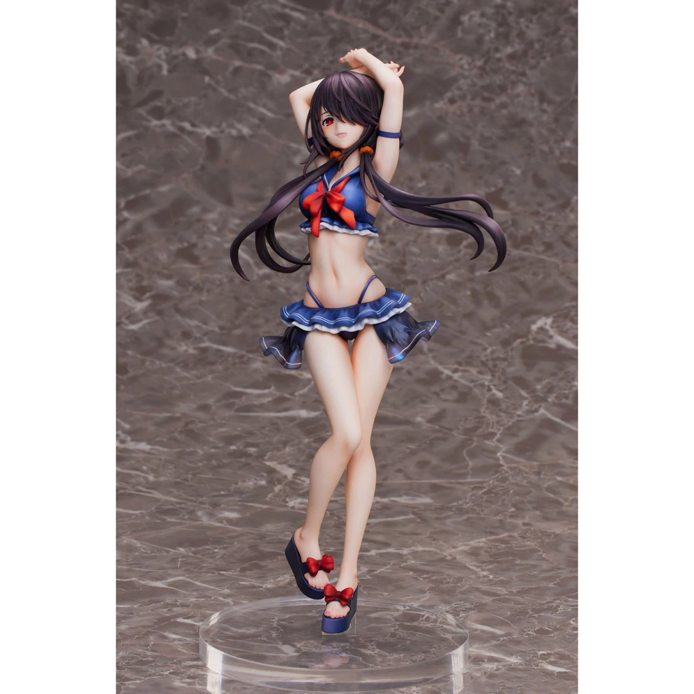 Original elCOCO Date A Live Tokisaki Kurumi 1/7 Bishoujo Doll Collectible Anime Figure Model Toy Gift