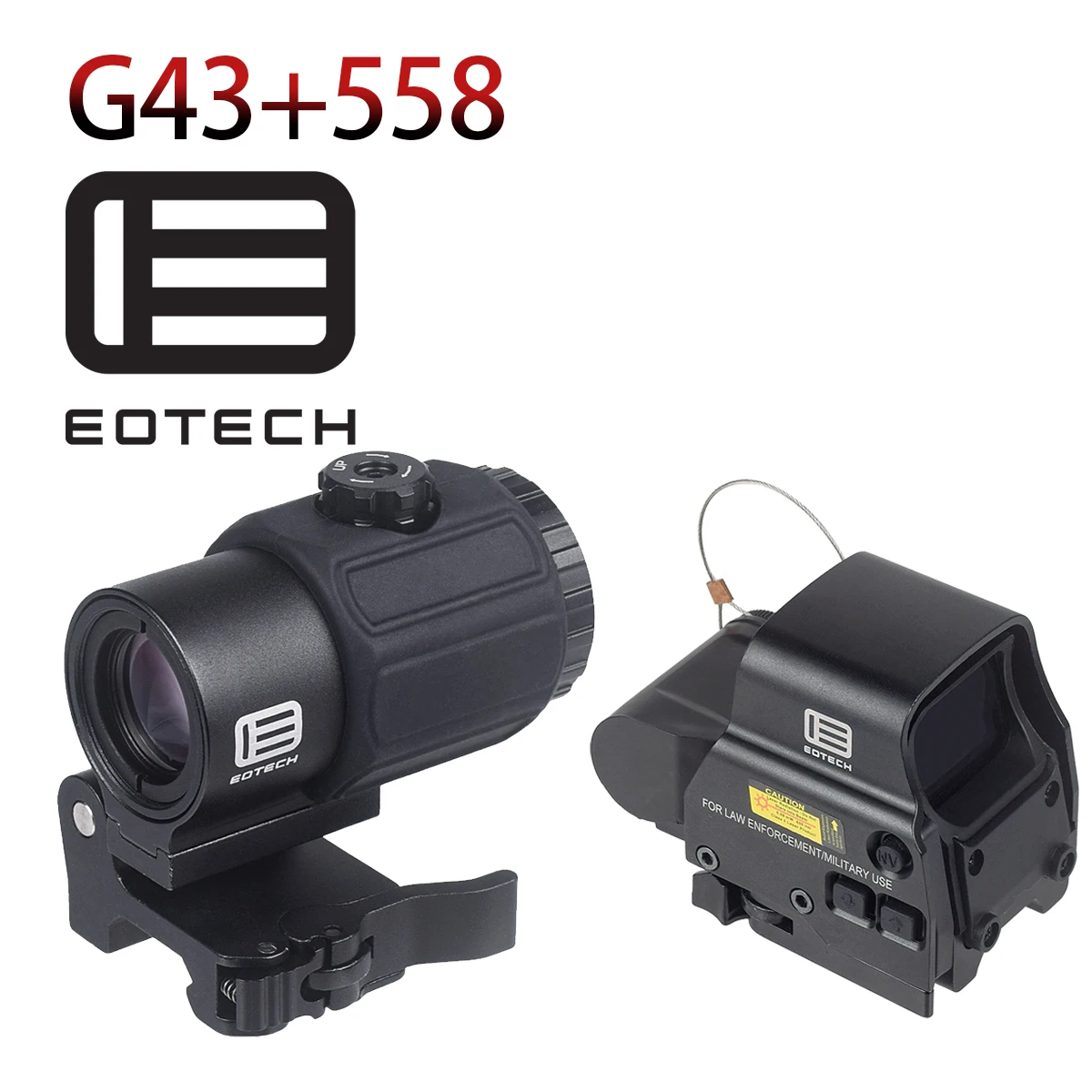 EOTECH G43 G33 G45 3X 5X Vergrotingsscoop EOTECH 558 Holografische Collimator Red Dot Sight 20mm Rail Jacht Airsoft Optiek Scope