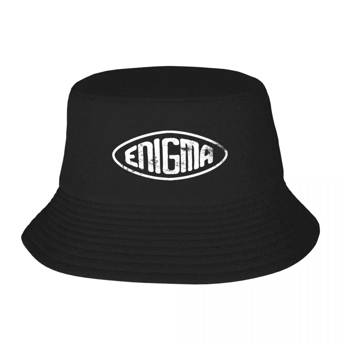 Enigma Logo (Distressed) Bucket Hat Sun Hat For Children |-F-| Wild Ball Hat Mens Caps Women's