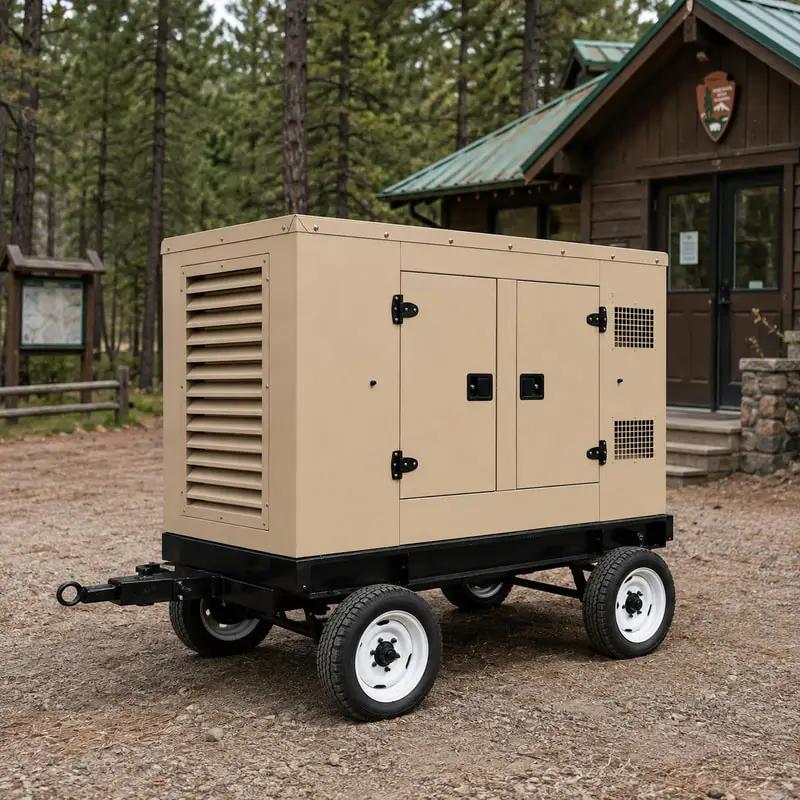 40kW Rugged Outdoor Open Diesel Genset for Remote Worksite Customized Long Runtime Three Phase Generator Reliable Electricity