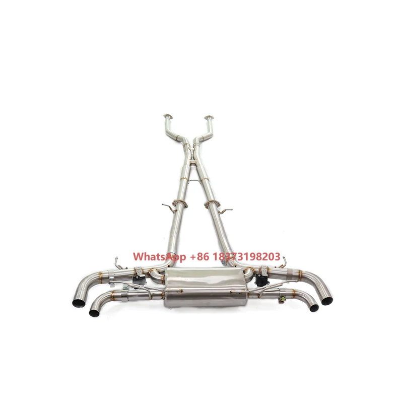 

ING High Performance Stainless Steel Exhaust Catback for Lexus LC500h 3.5L With Muffler Valves Pipes Exhaust Car Accessories