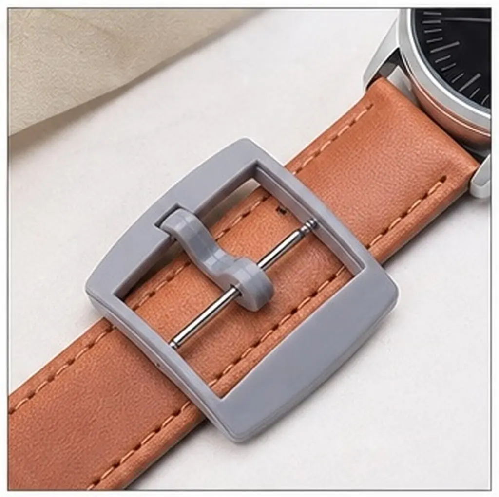 4Pcs 20Mm Plastic Watch Buckle Clasp Replacement Accessory for All Watchbands Strong Lightweight