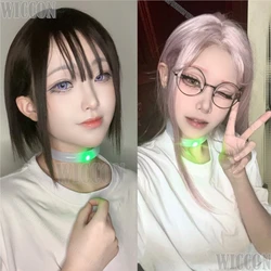 Alien Stage Anime Cosplay Luka Till Ivan Mizi Sua Hyuna Prop Choker Neck Ring Green / Red Light Women Men Roleplay Customized