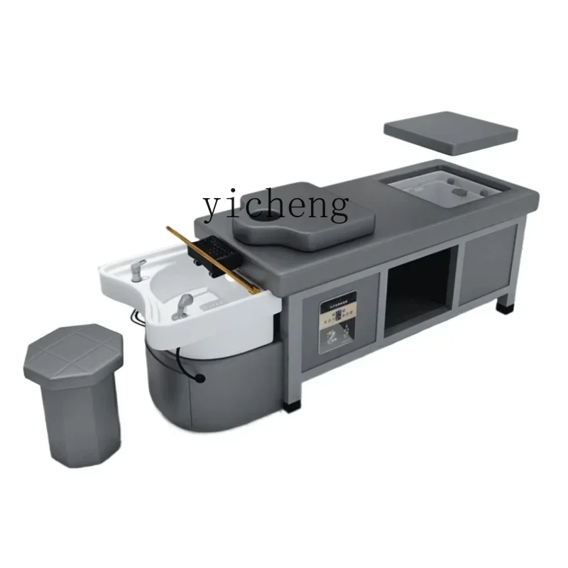 ZZXL high-end ceramic basin foot bath foot soaking foot surfing head therapy integrated shampoo bed