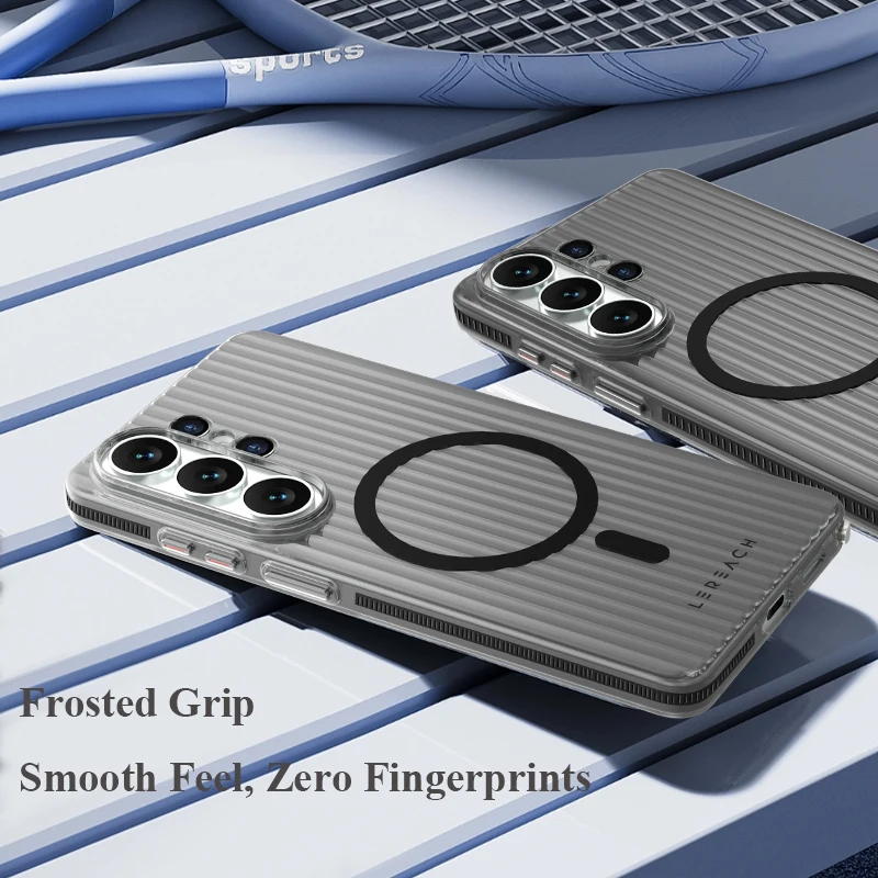 Etui magnetyczne Lereach do Samsung Galaxy S26 Ultra S25 Ultra S24 Ultra, matowe, antypoślizgowe, smukłe, z pełną ochroną na każdą okazję. — zdjęcie produktu 3