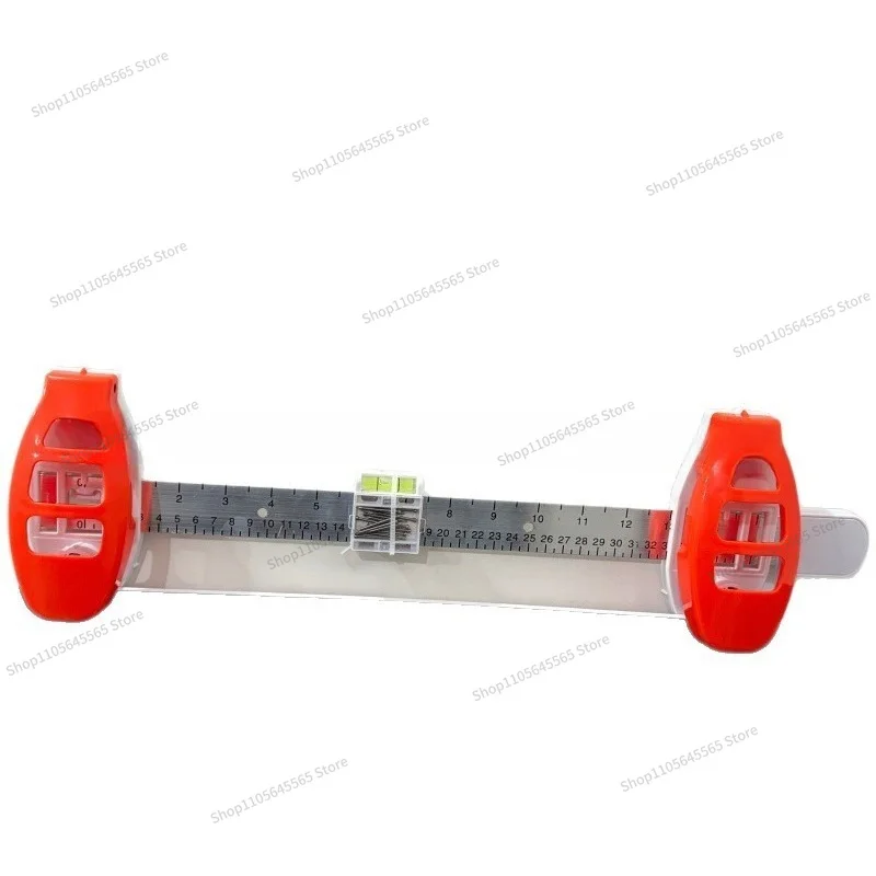 Horizontal Ruler, Picture Frame Hanging Tool with Level, Picture Frame, Artistic Level Ruler, Measuring Ruler