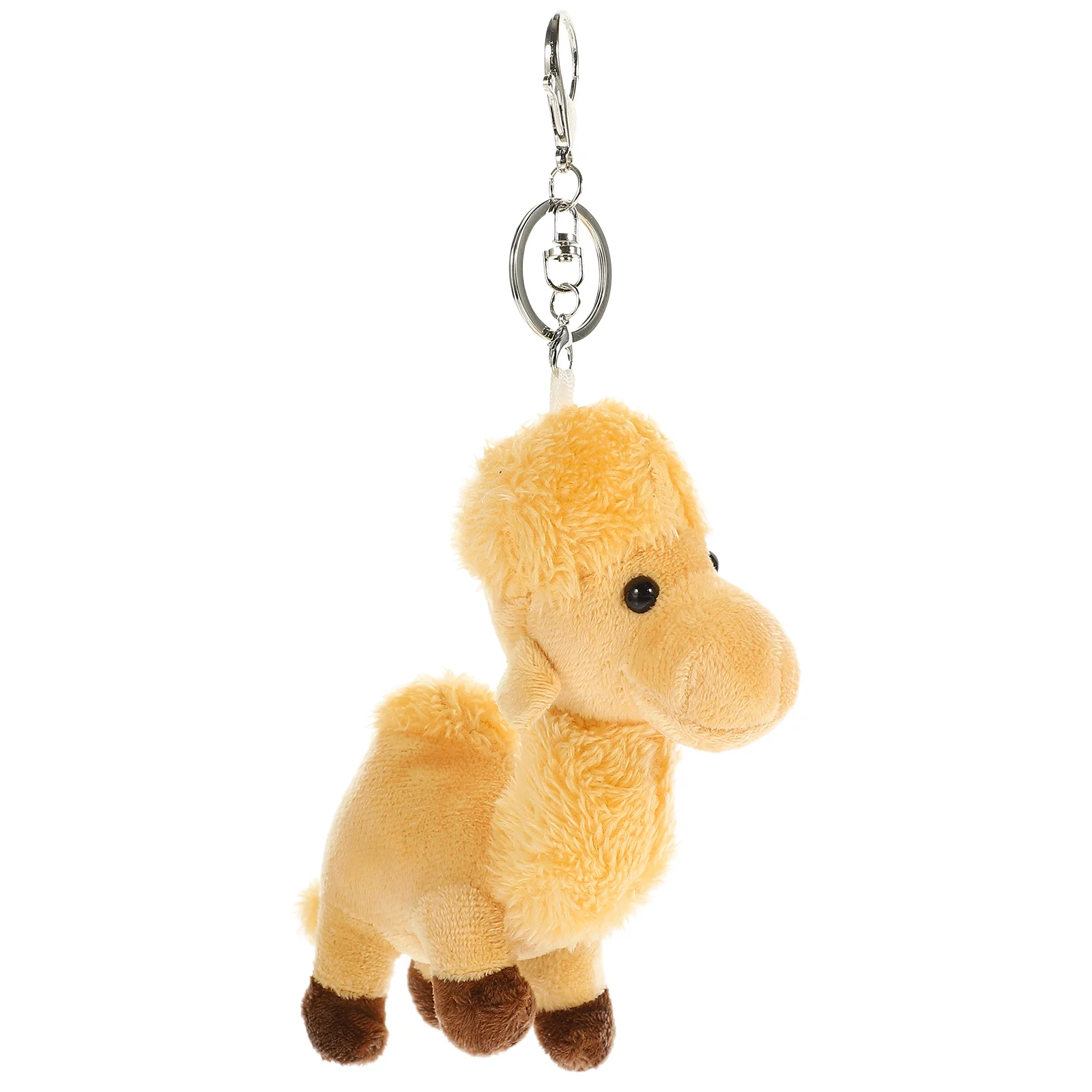 

Plush Camel Keychain Stuffed Camel Doll Stuffed Animal Keyring Pendant Cute Fluffy Key Ring Bag Hanging Ornaments Handbag Charms