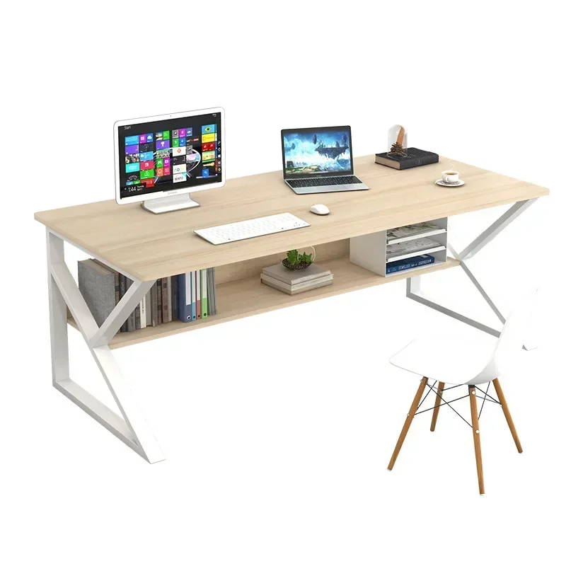 

Household minimalist modern office desk, office owner, single person, 2 bedroom, student desk, simple large desktop