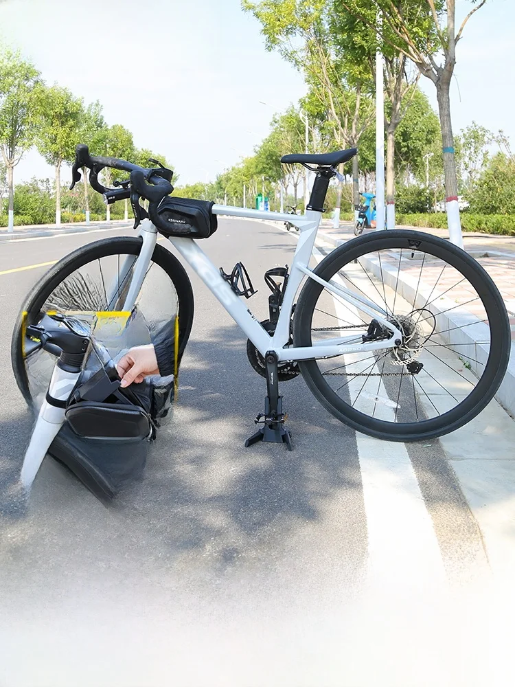 

Portable Bicycle Pedal Stand Mountain Bike Parking Braet Simple Folding Crank Arm Holder Road Cycling Equipment Accories