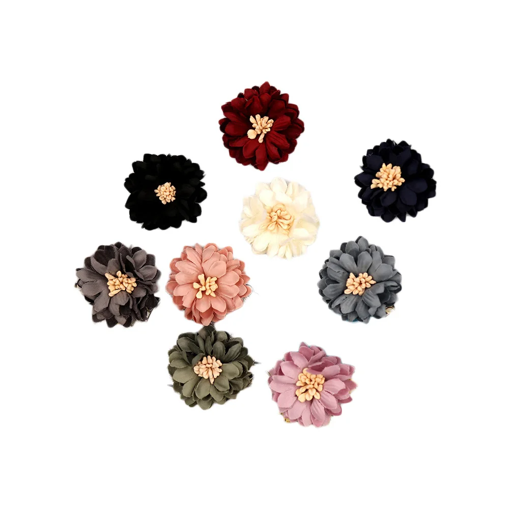 20 قطعة مقلد أقحوان زين النسيج زهرة الزينة للملابس أكياس الأحذية القبعات Crafts بها بنفسك الحرف ديكور البحرية #1