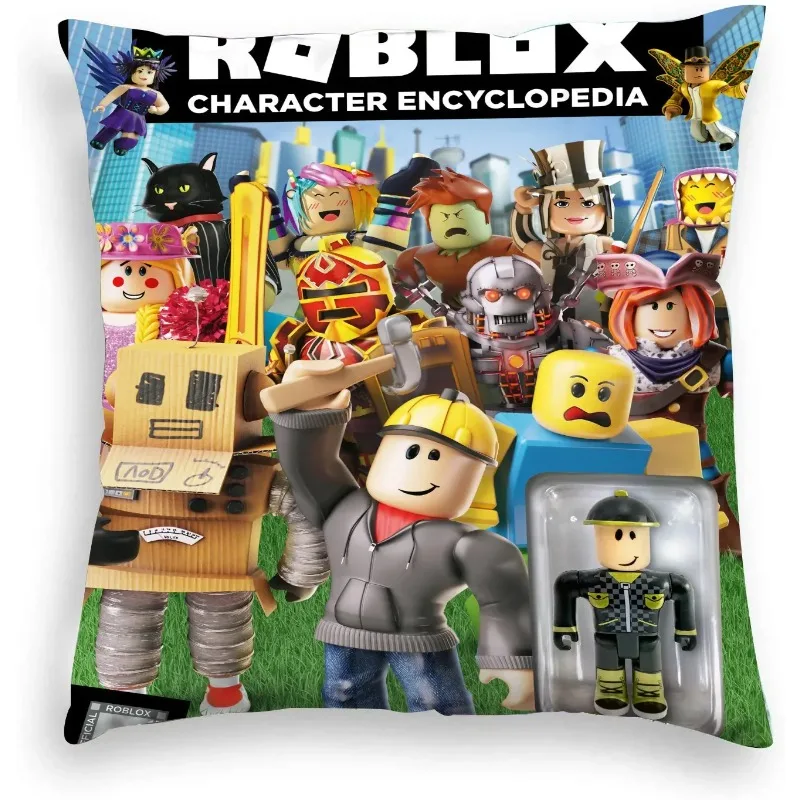 

Robloxs Print Peripheral Pillow Case Cushion Cover Home Decor Birthday Gift Pillowcover Decorative Daily Necessitie