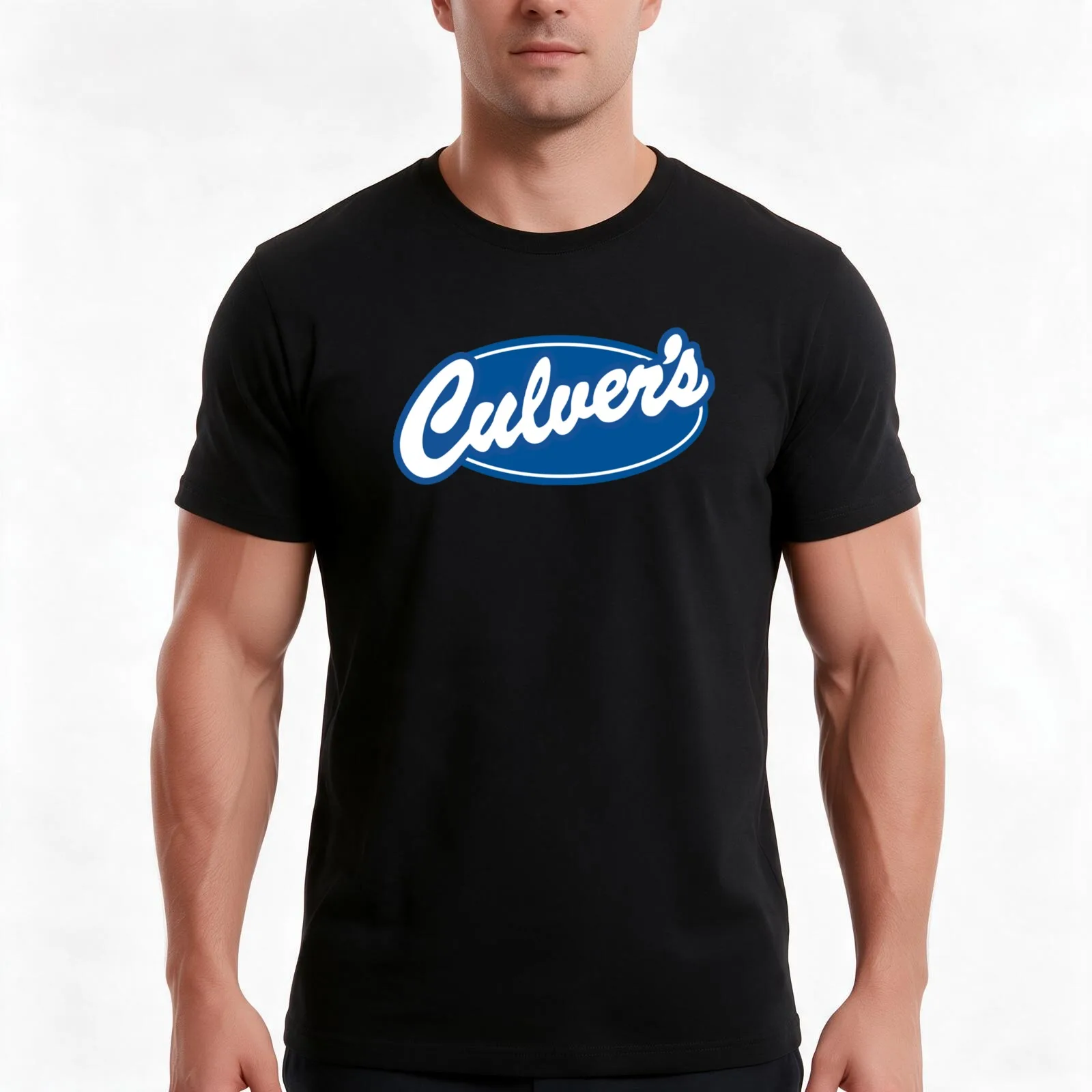 Culver&x27;s Logo 2 T-Shirt Summer Casual Cotton Tee Oversized Streetwear Tops Vintage Graphic Print Loose Fit Short Sleeve
