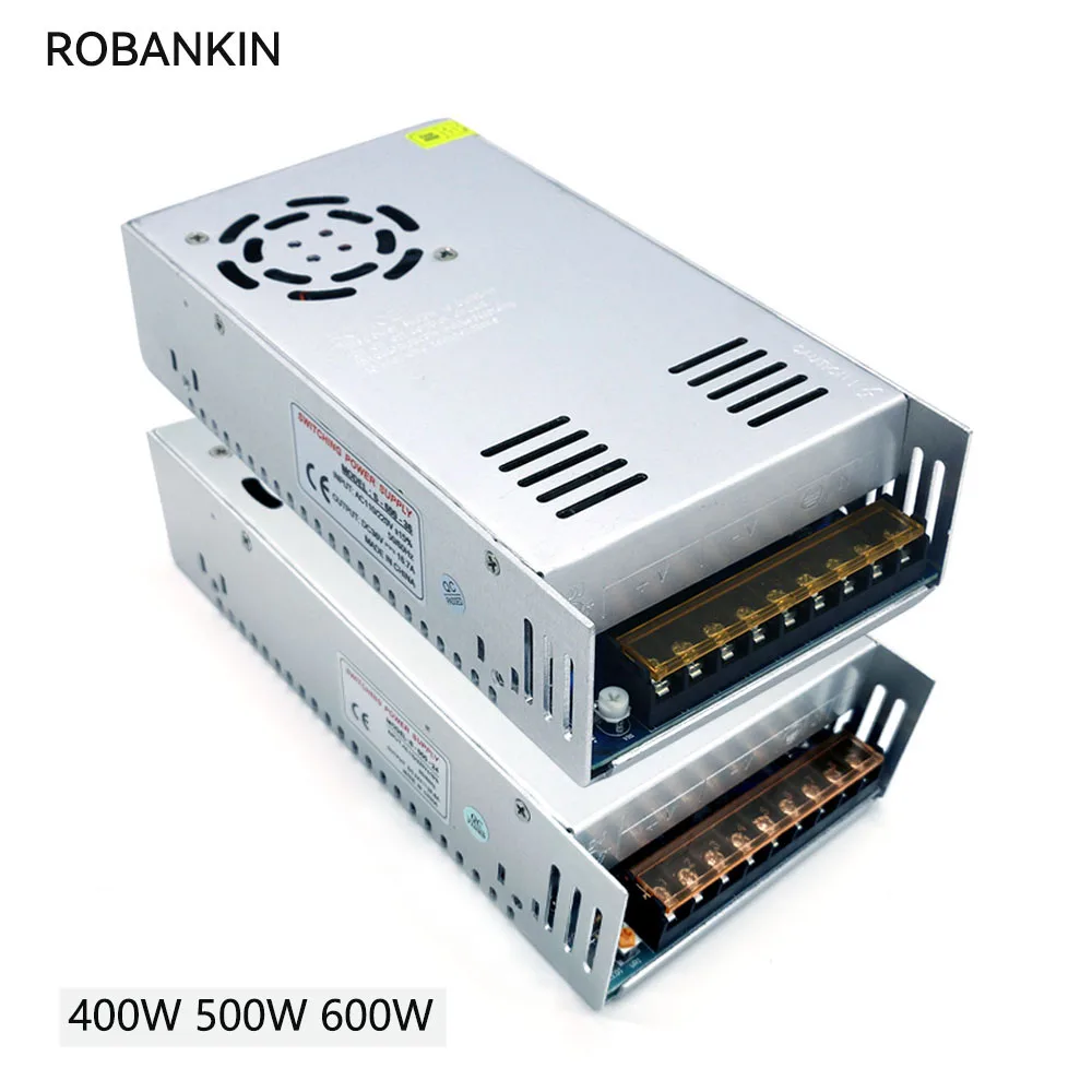 

600W Switching Power Supply Source AC110V 220V To DC 12V 24V 36V 48V 400W 500W Transformer AC DC SMPS for LED Strip Light