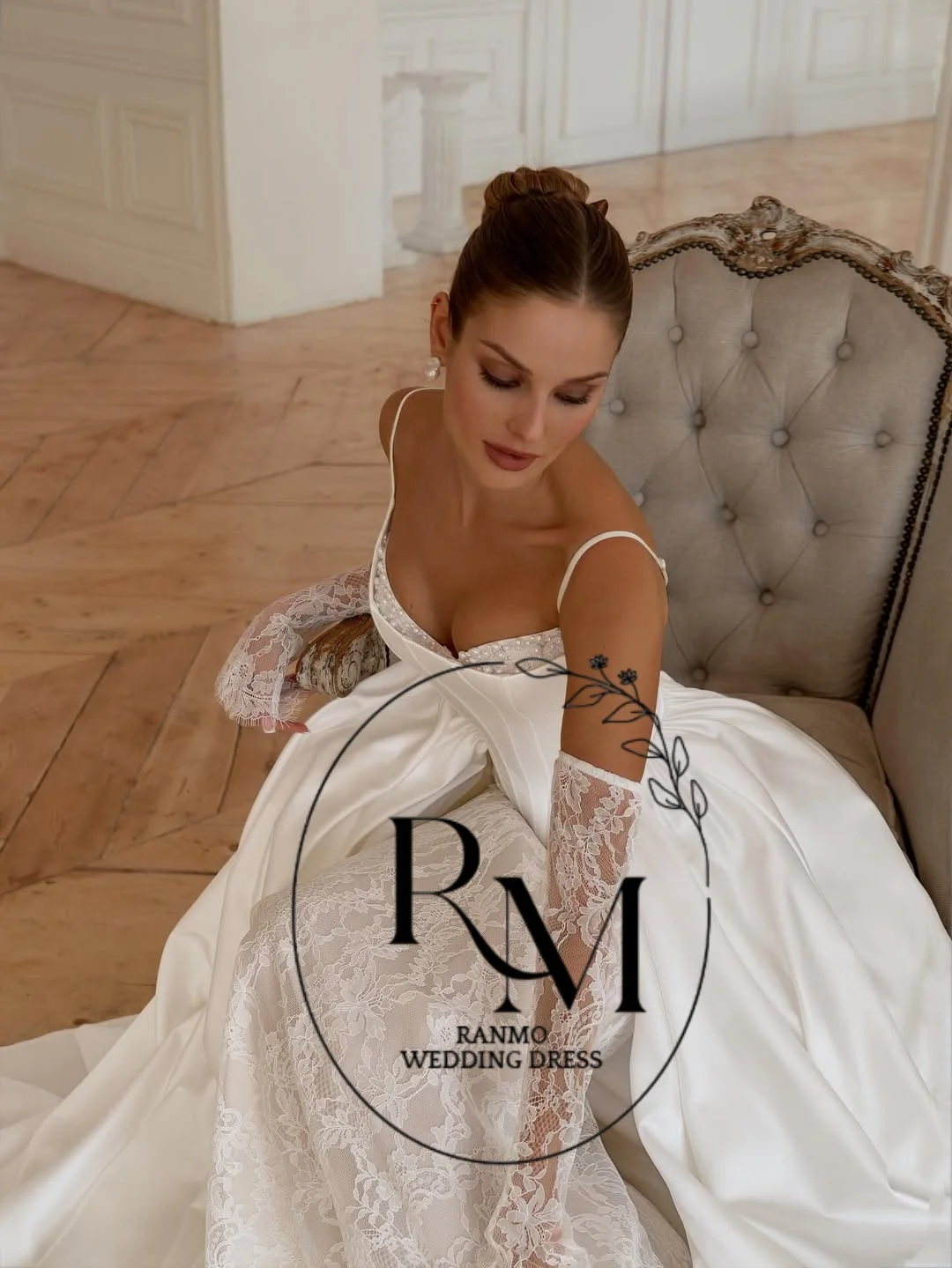 Ranmo Modern 2026 Mermaid Sexy Wedding Dresses Spaghetti Straps Vestido De Novia Lace Embroidery Vintage Customised Bridal Gown