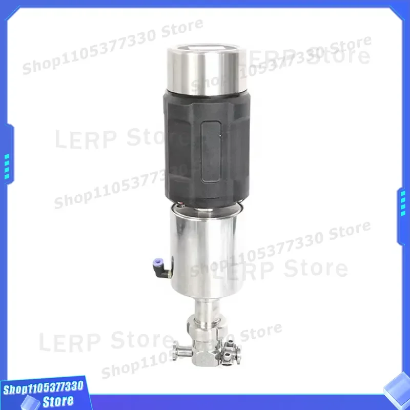 Miniature Pneumatic Stainless Steel Sanitary Flow Control Valve for Precision Fluid Regulation in Industrial Hygienic