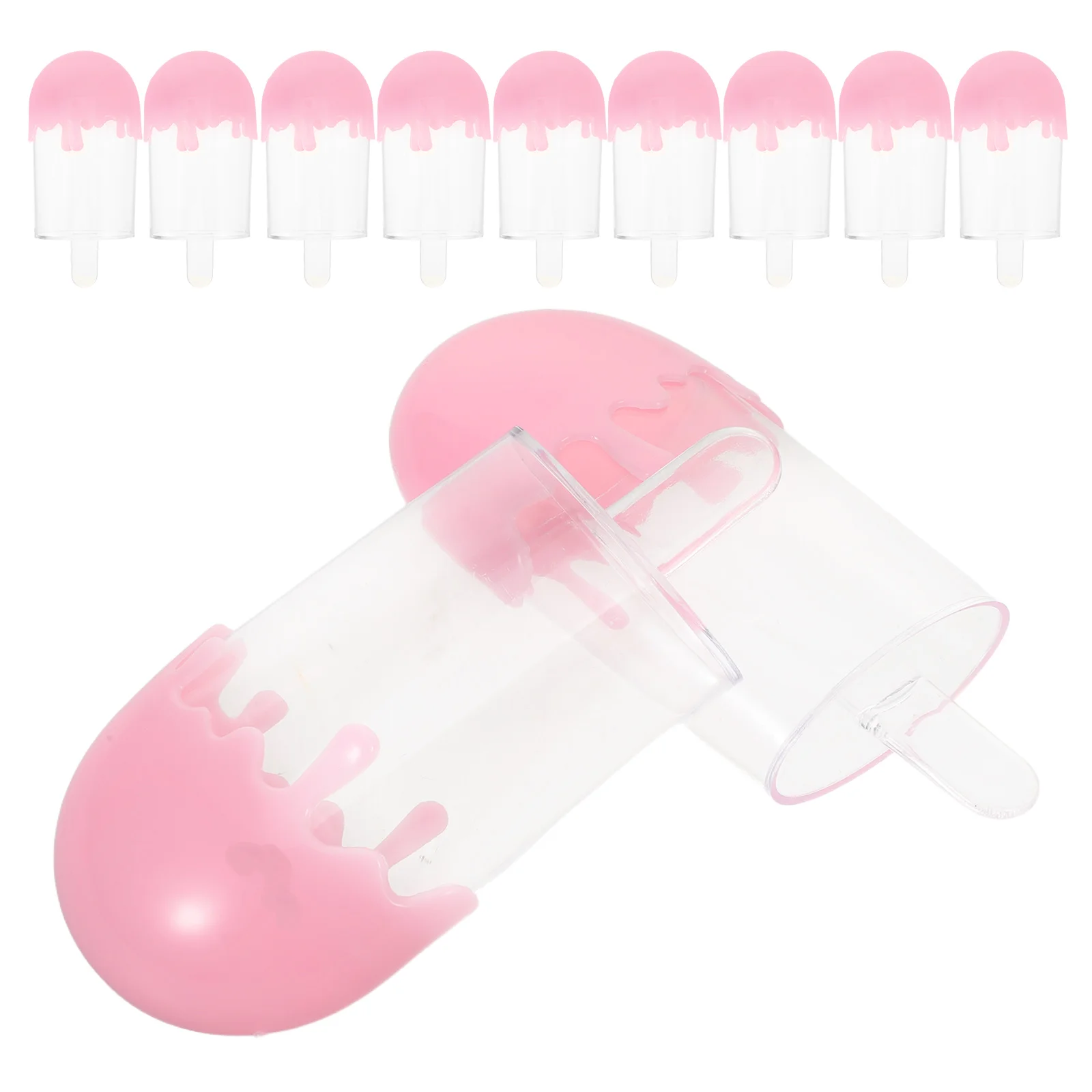

24 Pcs Ice Cream Wedding Candy Box Snack Containers Decorative Boxes Cute Jars for Parties Plastic Anniversary with Lids
