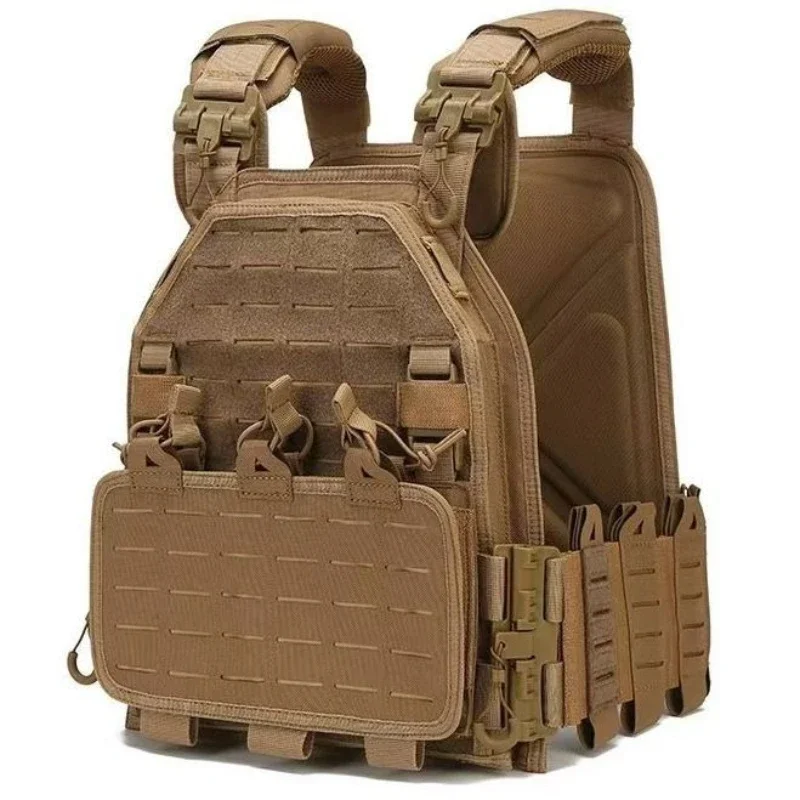 ATFG MOX CAMO Light Weight Quick Release Combat Plate Carrier 1000D Nylon Molle Chaleco Military Tactical Vest Hunting