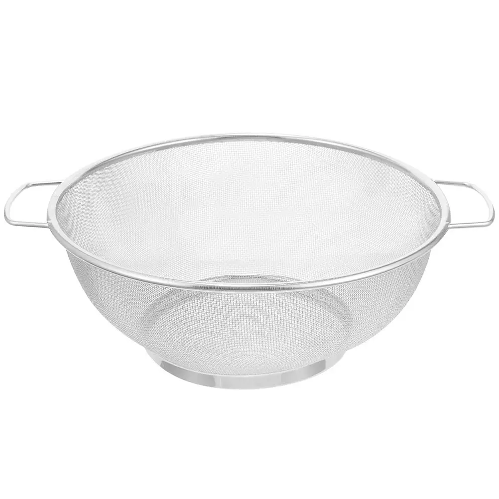 

Frying Oil Filter Sieve Colander Stainless Steel Grease Container Mesh Strainer Kitchen Vegetable Drainer Basket Fine Mesh
