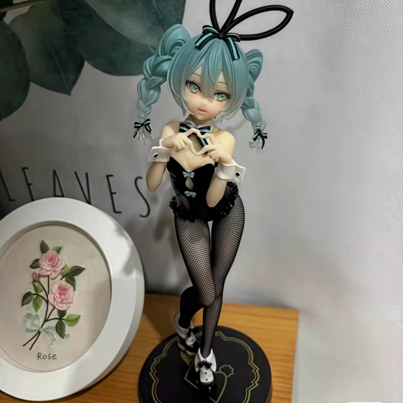 Anime Original Hatsune Miku Hatsune Bunny Girl Ornaments Pvc Action Figure Anime Peripheral Model Collection Doll Birthday Gifts