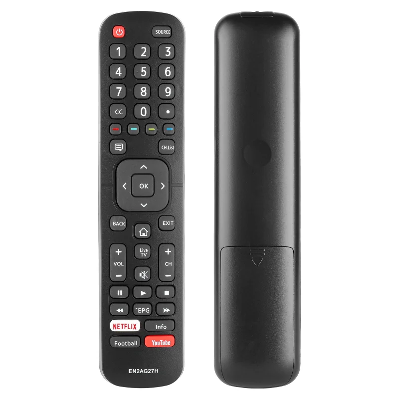 EN2AG27H Control Remoto para Hisense, para Hisense Smart TV 32H5C 40H5C 43H5C 43H6C 43H7C 50CU6000 50H5C 50H6B 50H6C 50H7C 50H7GB