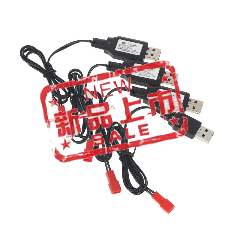 USB-зарядное устройство для аккумуляторов 3.7В 500мА с красным разъемом JST KET EL для начинающих в электронике.