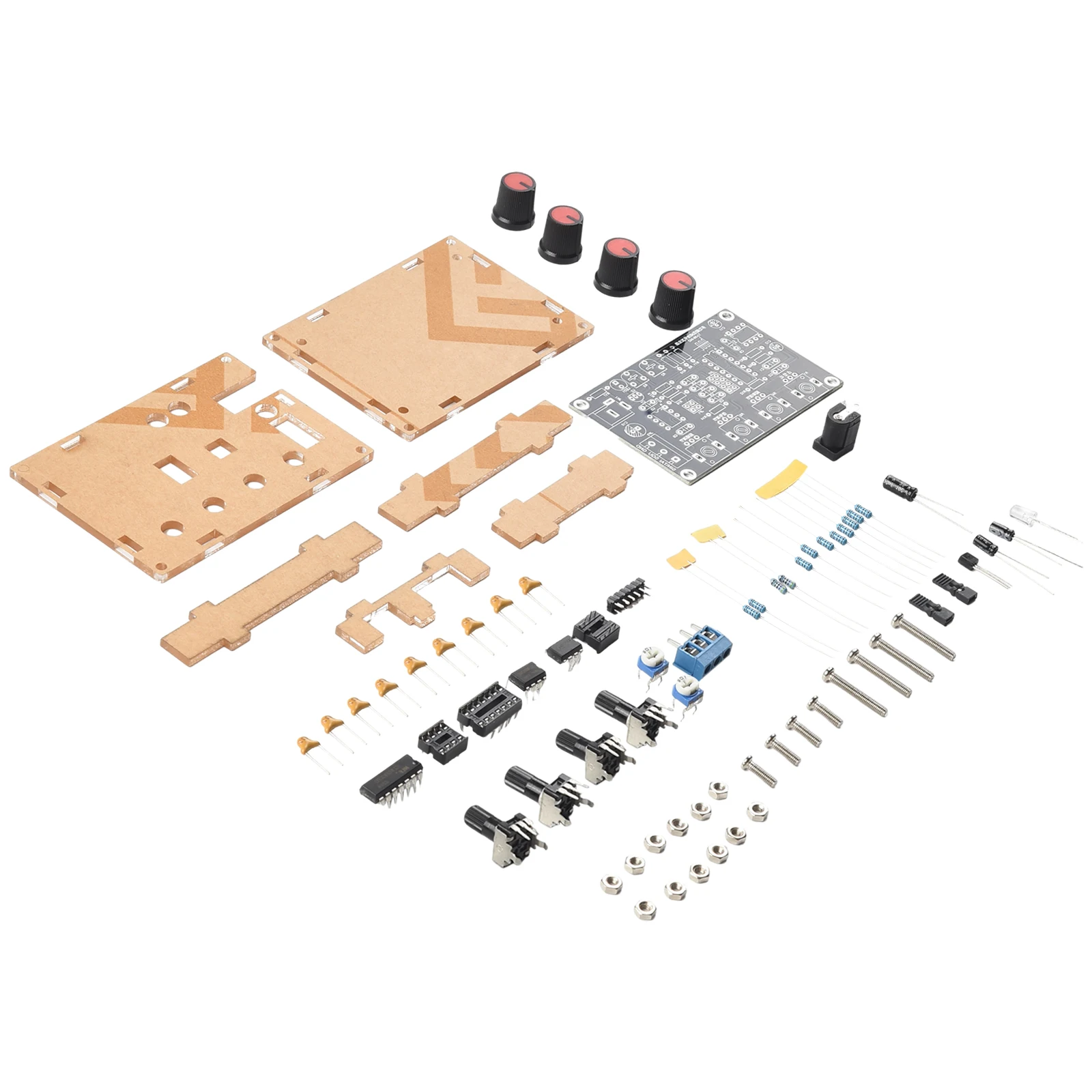 XR2206 Upgraded Signal Generator DIY Kit Adjustable Frequency/Amplitude High Speed Op Amp Sine/Triangle/Square Waves