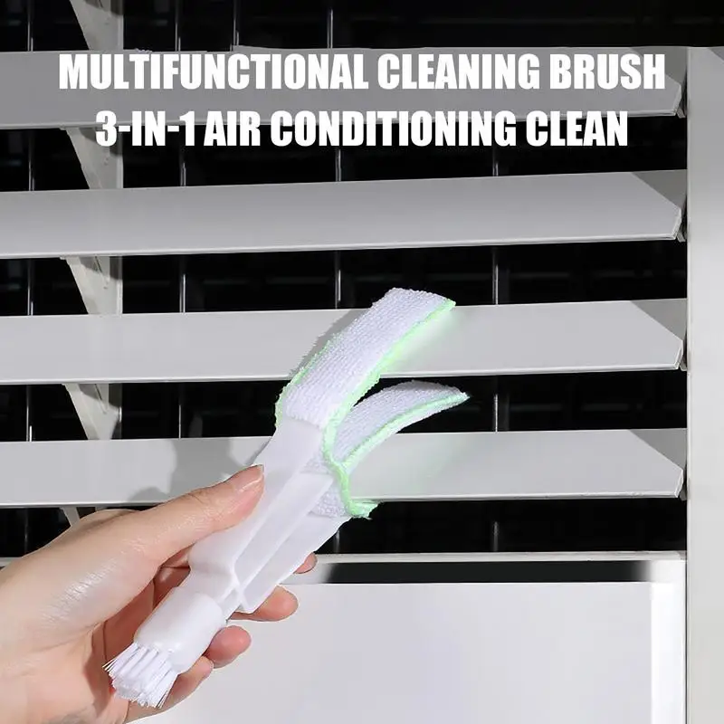 Car Air Vent Cleaner Vent Duster Double-head Car Dust Brush Auto Supplies Household Cleaning Tools Recyclable Dusters For