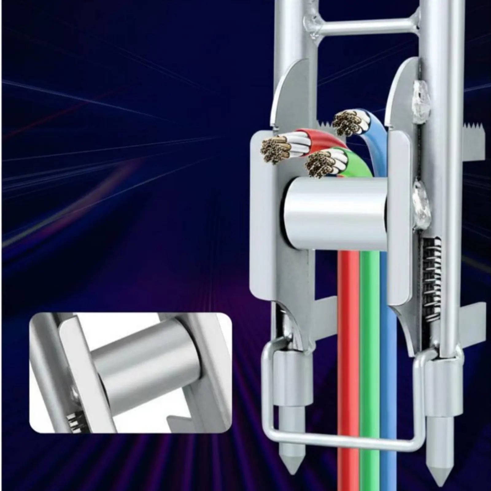 Wire Threading Pulley Long-Lasting Electrical Wire Puller Cable Feed Guide Heavy Duty Precision Control for Electricians